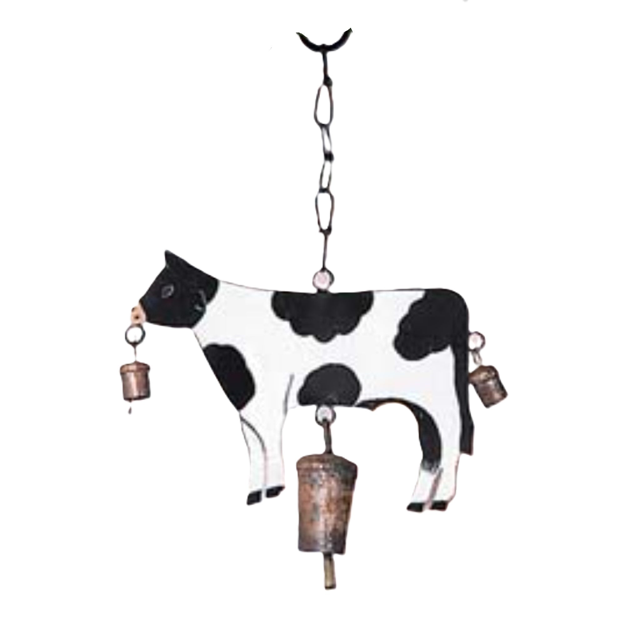 A-33777 - METAL WINDCHIME COW 8